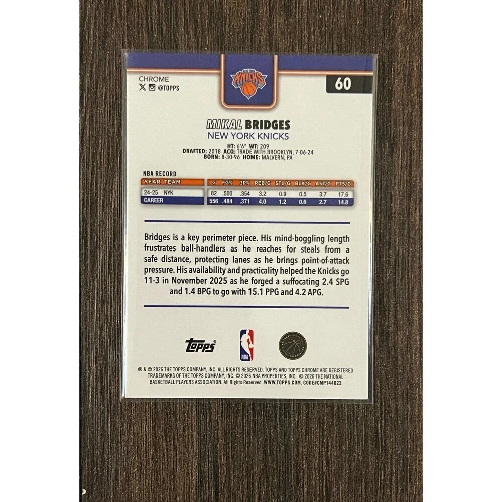 Topps 2025 chrome